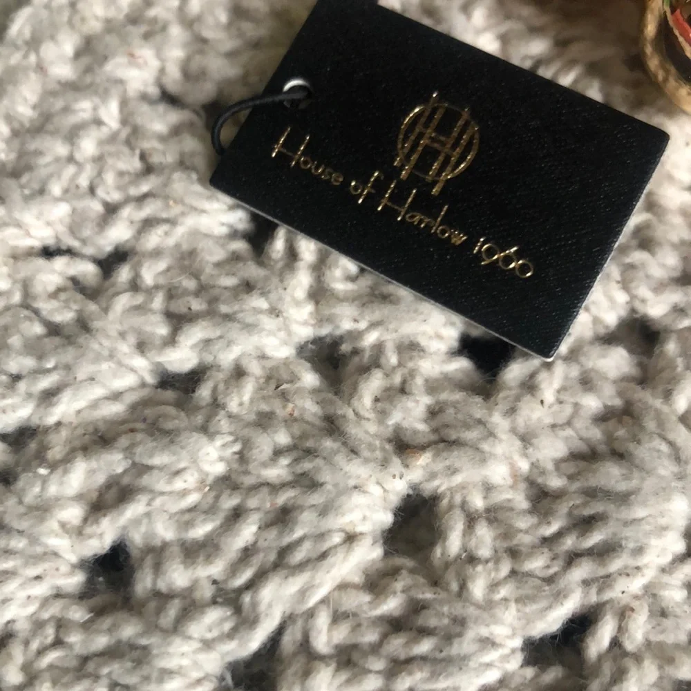 House of Harlow 1960 Gold Beaded Stretch Bracelet
